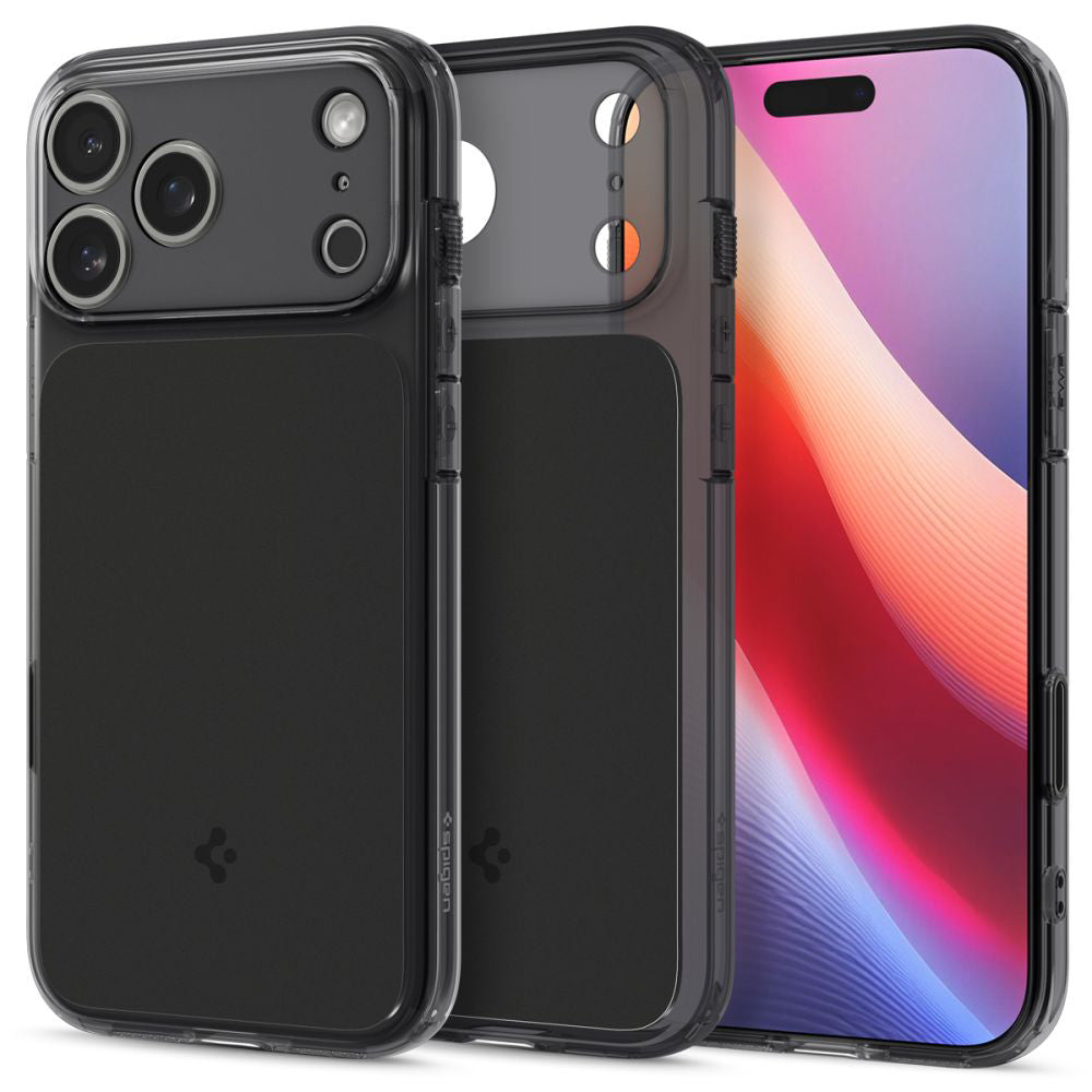 Калъф MagSafe за Apple iPhone 17 Pro, Spigen, Ultra Hybrid T, Матово Черен