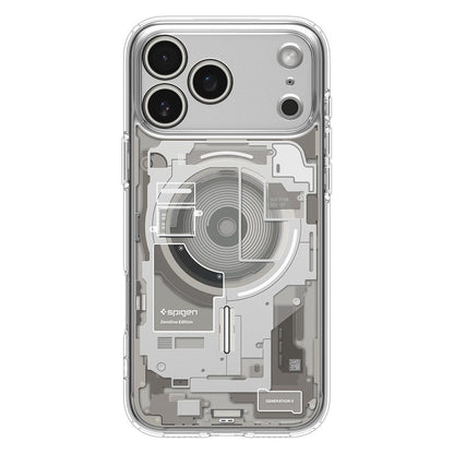 Калъф MagSafe за Apple iPhone 17 Pro, Spigen, Ultra Hybrid, Прозрачен