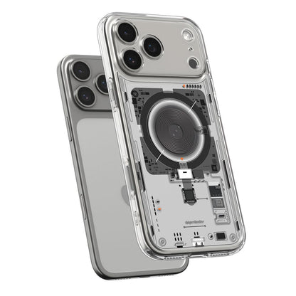 Калъф MagSafe за Apple iPhone 17 Pro, Spigen, Ultra Hybrid, Прозрачен