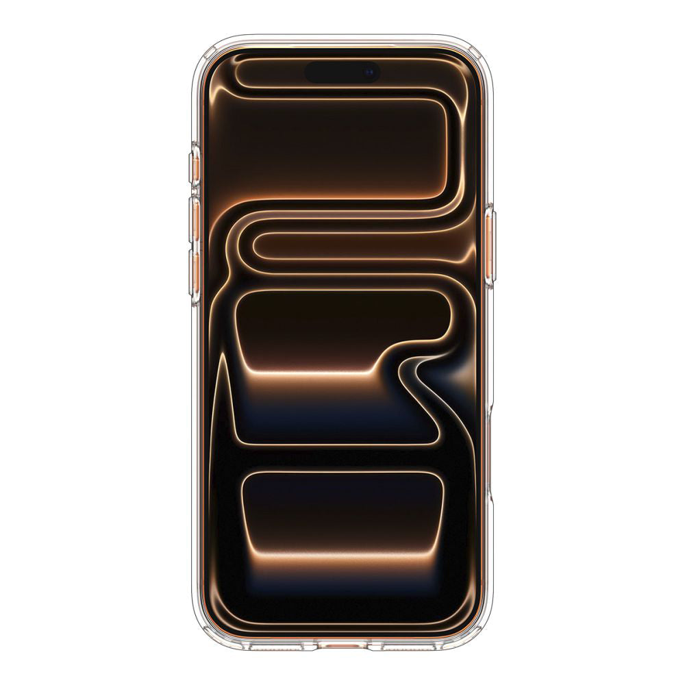 Калъф MagSafe за Apple iPhone 17 Pro, Spigen, Ultra Hybrid, Прозрачен Оранжев