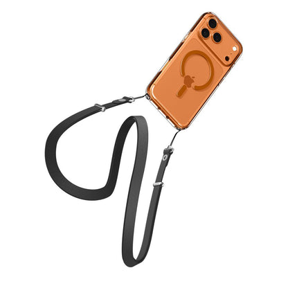 Калъф MagSafe за Apple iPhone 17 Pro, Spigen, Ultra Hybrid, Прозрачен Оранжев