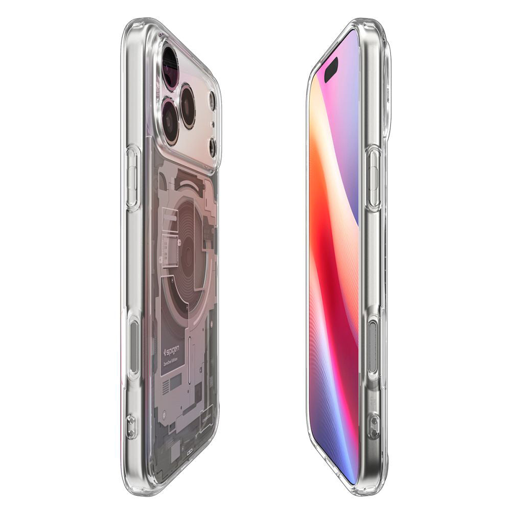 Калъф MagSafe за Apple iPhone 17 Pro, Spigen, Ultra Hybrid Zero One, Бежов