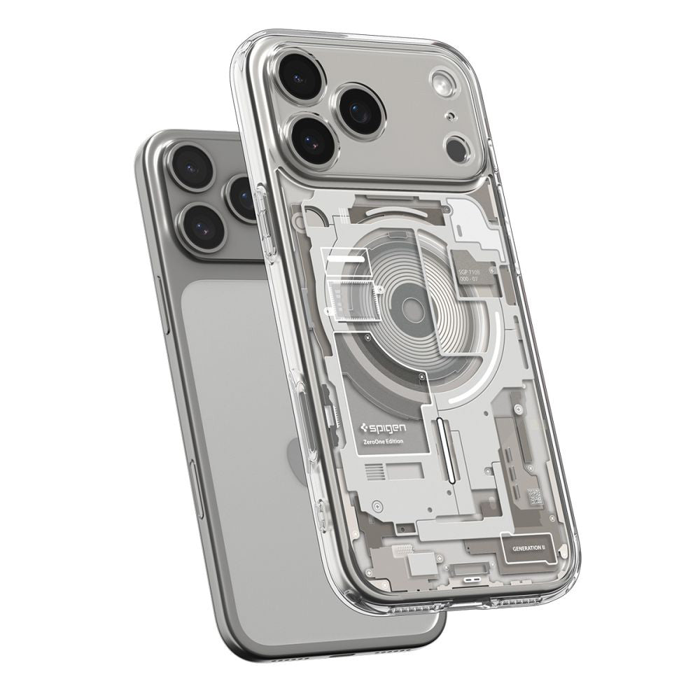 Калъф MagSafe за Apple iPhone 17 Pro, Spigen, Ultra Hybrid Zero One, Бежов