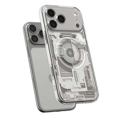 Калъф MagSafe за Apple iPhone 17 Pro, Spigen, Ultra Hybrid Zero One, Бежов