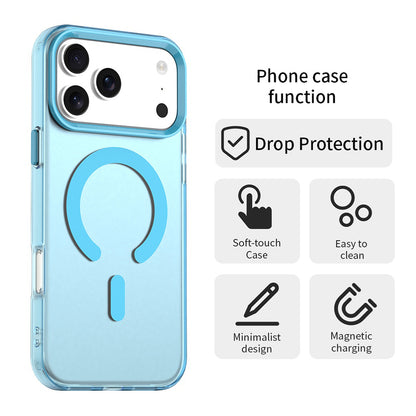 Husa MagSafe за Apple iPhone 17 Pro, Techsuit, CandyCase, Синя