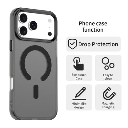 Калъф MagSafe за Apple iPhone 17 Pro, Techsuit, CandyCase, Черен