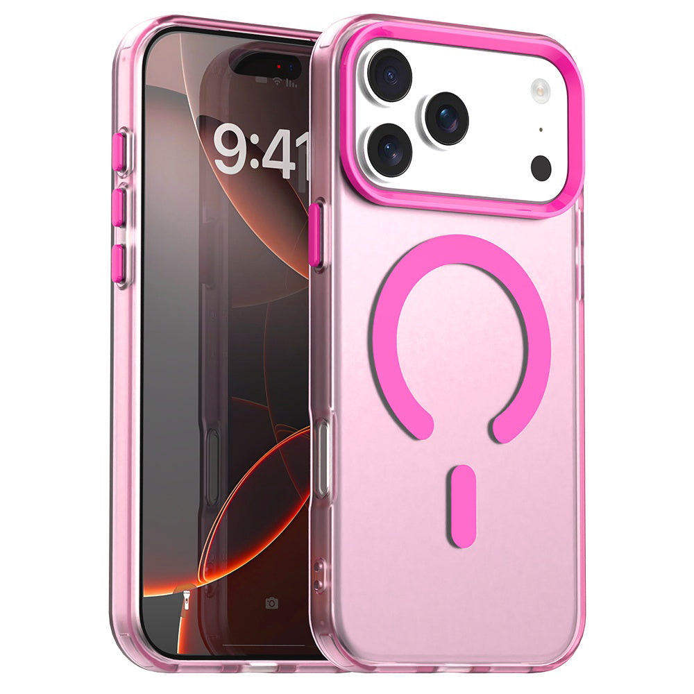 Калъф MagSafe за Apple iPhone 17 Pro, Techsuit, CandyCase, Розов