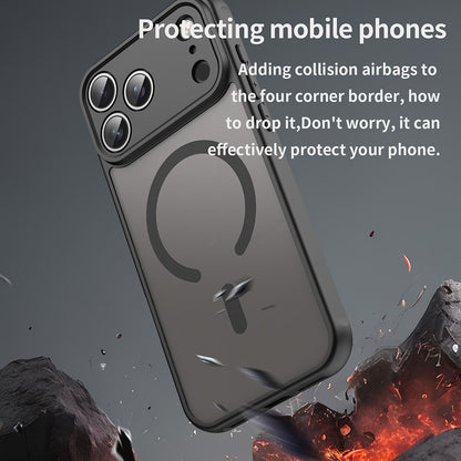 Калъф MagSafe за Apple iPhone 17 Pro, Techsuit, HaloFrost II, Черен