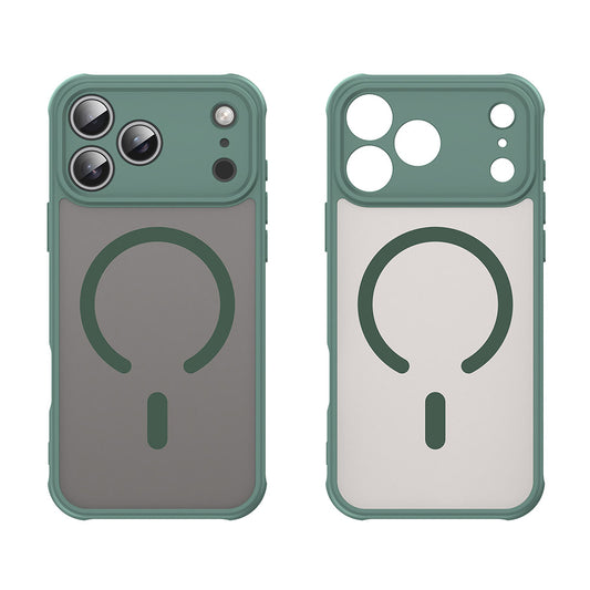 Калъф MagSafe за Apple iPhone 17 Pro, Techsuit, HaloFrost II, Зелен