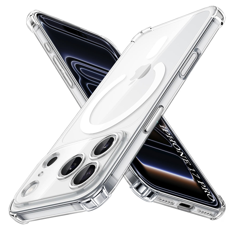 Калъф MagSafe за Apple iPhone 17 Pro, Techsuit, Shockproof, Прозрачен