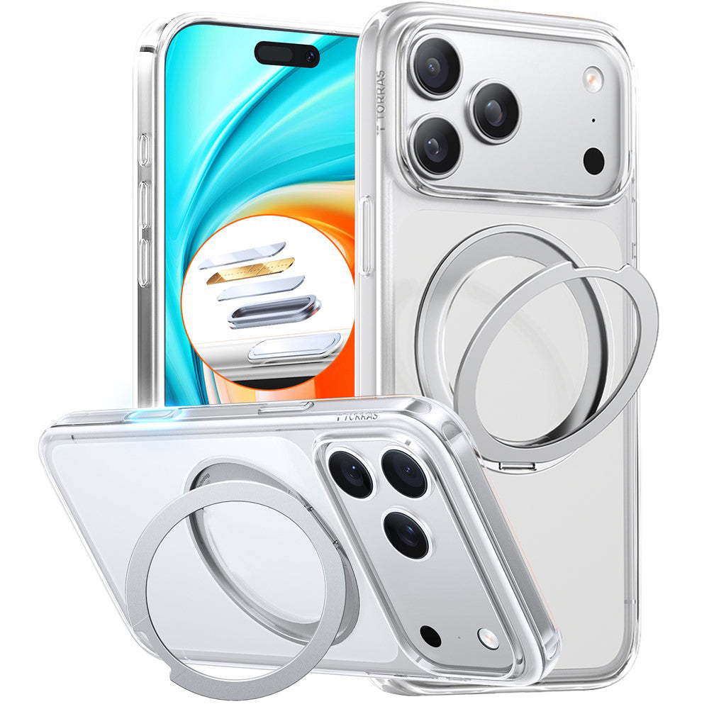 Калъф MagSafe за Apple iPhone 17 Pro, Torras, Ostand Pro, Прозрачен