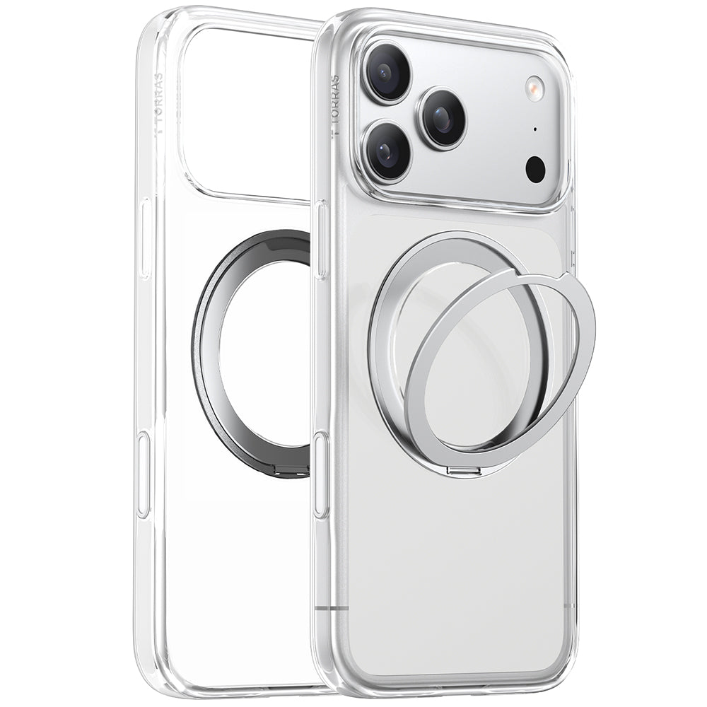 Калъф MagSafe за Apple iPhone 17 Pro, Torras, Ostand Pro, Прозрачен