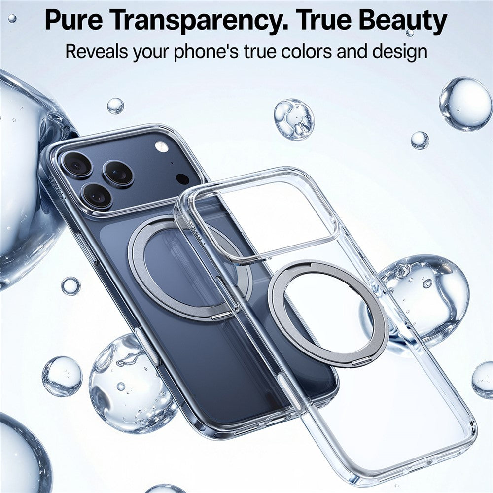 Калъф MagSafe за Apple iPhone 17 Pro, Torras, Ostand Pro, Прозрачен
