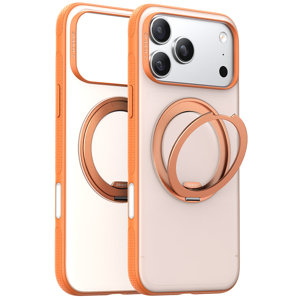 Калъф MagSafe за Apple iPhone 17 Pro, Torras, Ostand R Fitness, Оранжев