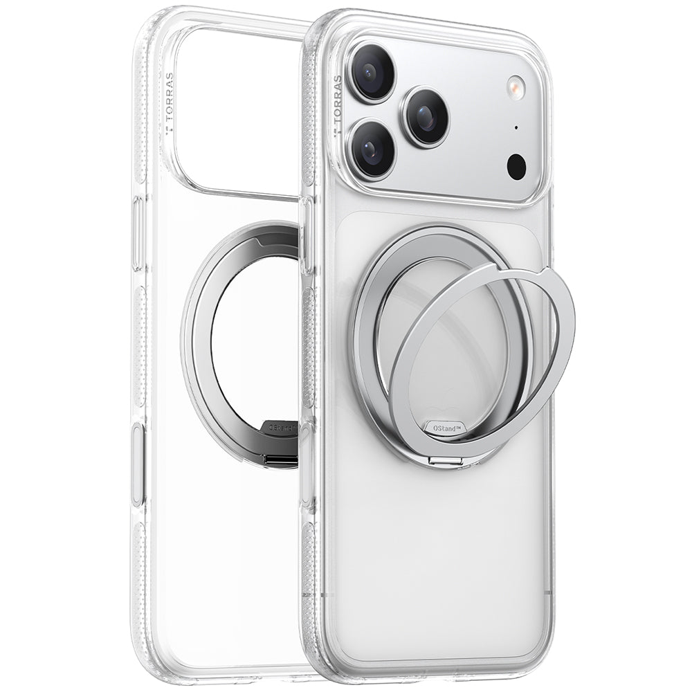 Калъф MagSafe за Apple iPhone 17 Pro, Torras, Ostand R Fitness, Прозрачен