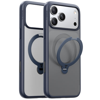 Калъф MagSafe за Apple iPhone 17 Pro, Torras, Ostand Spin, Син