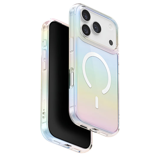 Калъф MagSafe за Apple iPhone 17 Pro, UNIQ, Iridescia MagClick, Многоцветен
