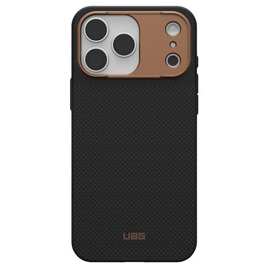 Калъф MagSafe за Apple iPhone 17 Pro, Urban Armor Gear, Fibr Armr, Черно Бронз