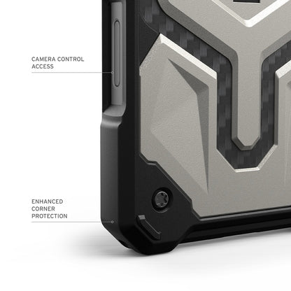 Калъф MagSafe за Apple iPhone 17 Pro, Urban Armor Gear, Monarch Pro Kevlar, Зелен