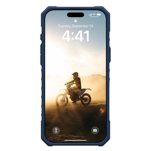 Калъф MagSafe за Apple iPhone 17 Pro, Urban Armor Gear, Pathfinder Clear with Lanyard, Син