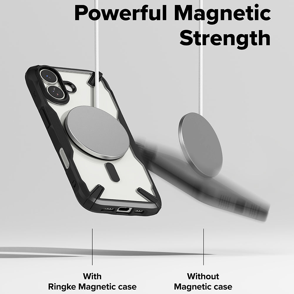 Калъф MagSafe за Apple iPhone 17, Ringke, Fusion X, Черен