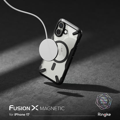 Калъф MagSafe за Apple iPhone 17, Ringke, Fusion X, Черен