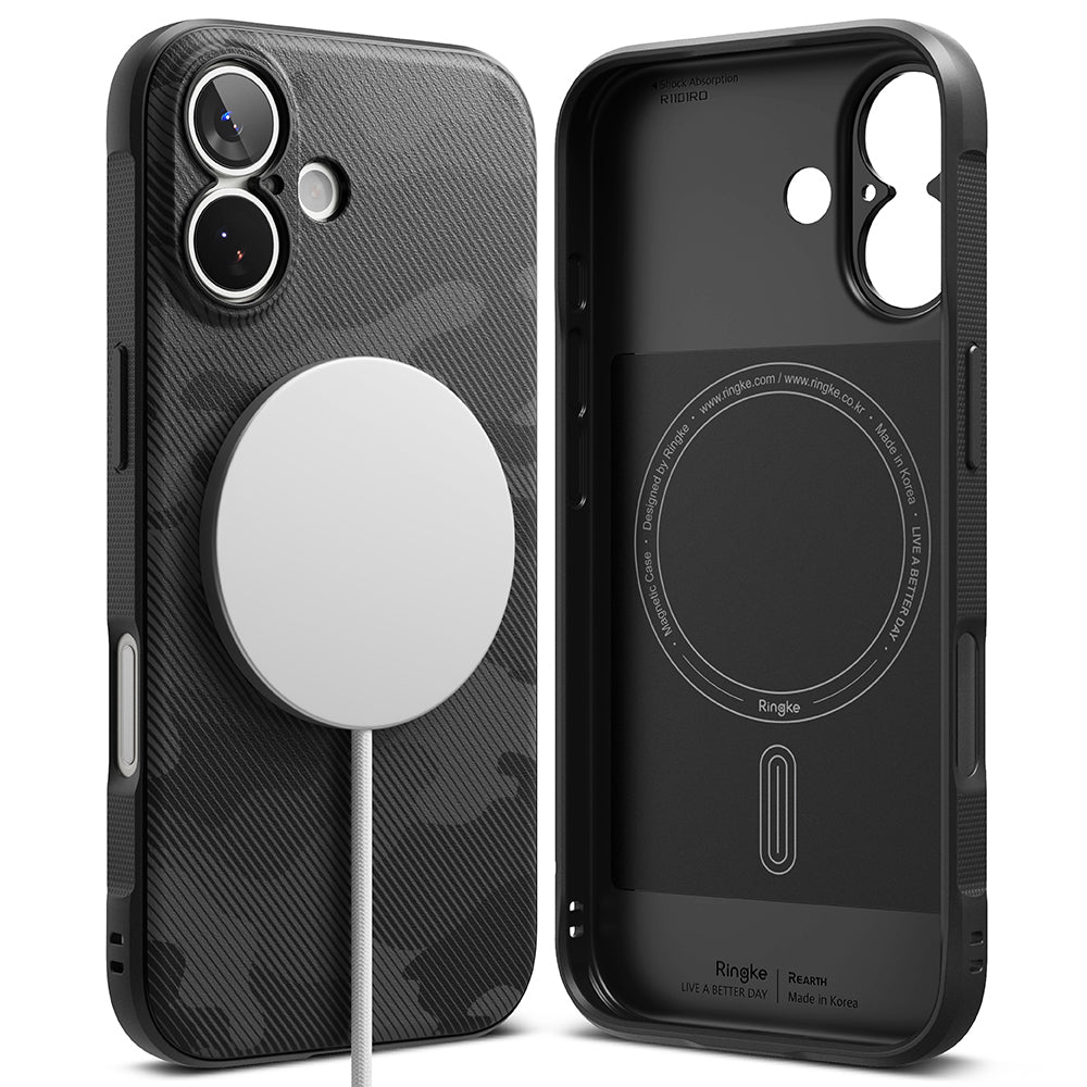 Калъф MagSafe за Apple iPhone 17, Ringke, Onyx, Камуфлаж