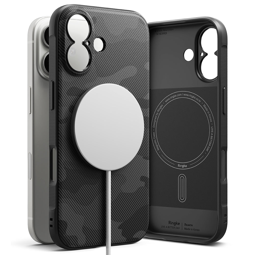 Калъф MagSafe за Apple iPhone 17, Ringke, Onyx, Камуфлаж