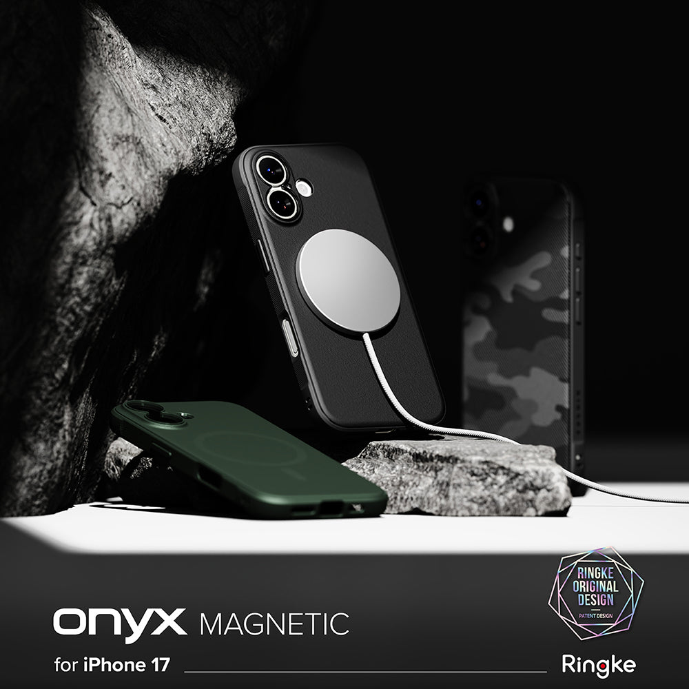 Калъф MagSafe за Apple iPhone 17, Ringke, Onyx, Черен