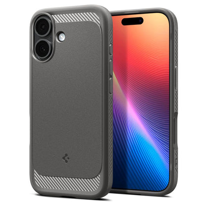 Калъф MagSafe за Apple iPhone 17, Spigen, Rugged Armor, Сив