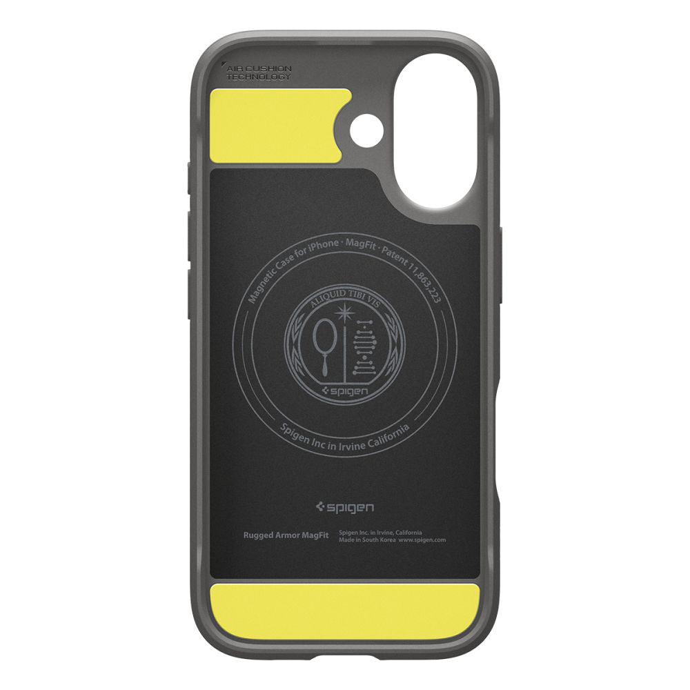 Калъф MagSafe за Apple iPhone 17, Spigen, Rugged Armor, Сив
