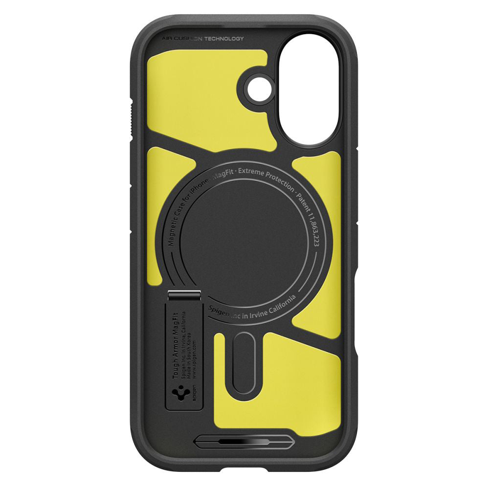Калъф MagSafe за Apple iPhone 17, Spigen, Tough Armor T, Черен