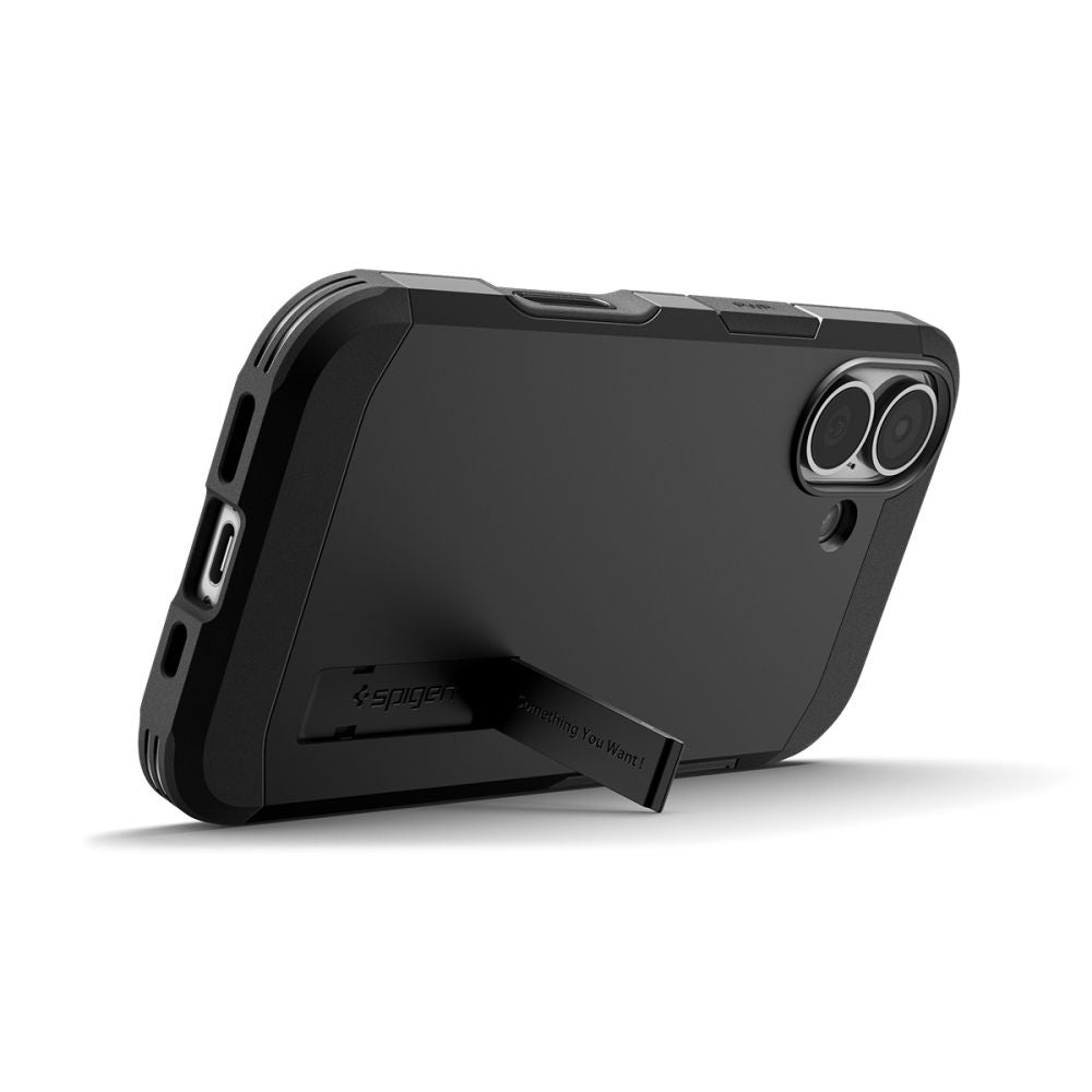Калъф MagSafe за Apple iPhone 17, Spigen, Tough Armor T, Черен