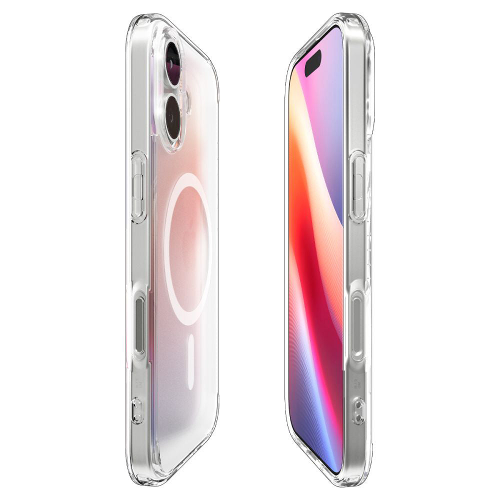 Калъф MagSafe за Apple iPhone 17, Spigen, Ultra Hybrid, Сатенено Бял