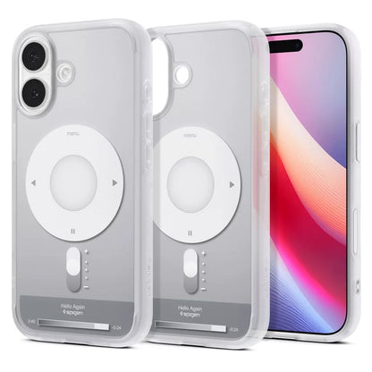 Калъф MagSafe за Apple iPhone 17, Spigen, Ultra Hybrid Classic, Сребрист