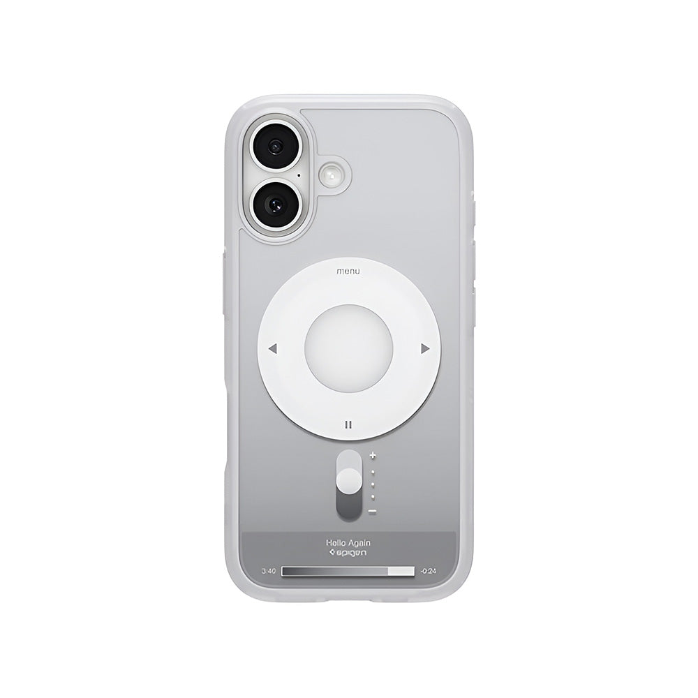 Калъф MagSafe за Apple iPhone 17, Spigen, Ultra Hybrid Classic, Сребрист