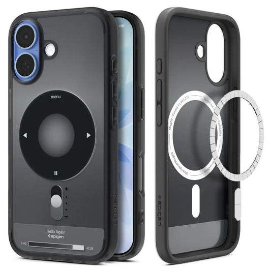 Калъф MagSafe за Apple iPhone 17, Spigen, Ultra Hybrid Classic, Черен