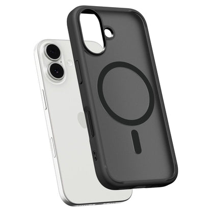 Калъф MagSafe за Apple iPhone 17, Spigen, Ultra Hybrid, Сатенено черен