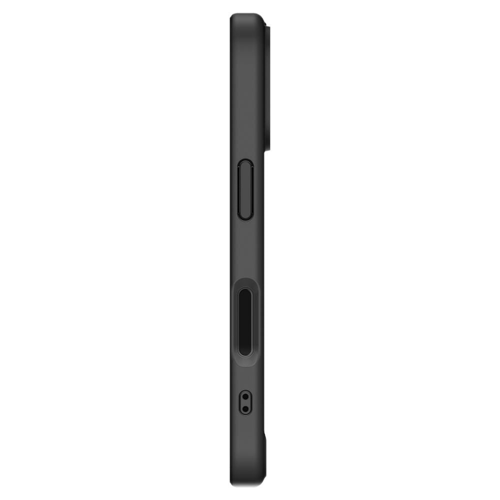 Калъф MagSafe за Apple iPhone 17, Spigen, Ultra Hybrid, Сатенено черен