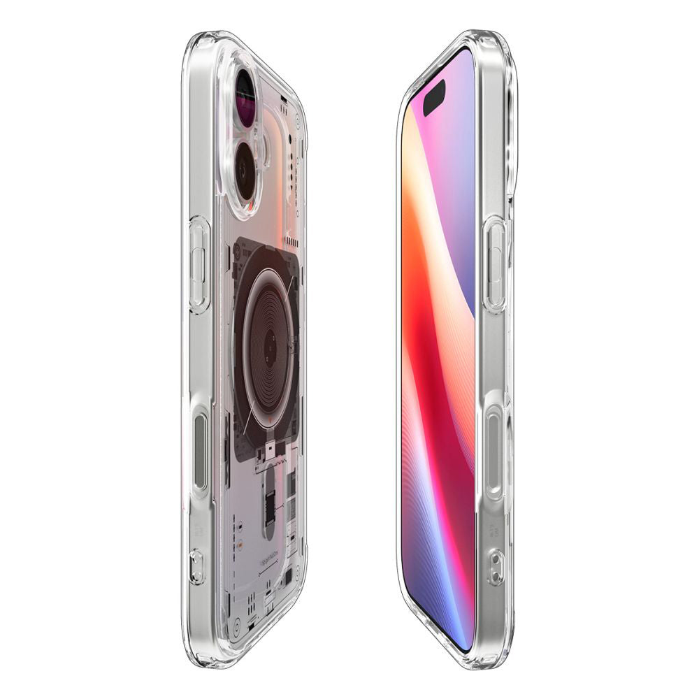 Калъф MagSafe за Apple iPhone 17, Spigen, Ultra Hybrid Neo One, Прозрачен