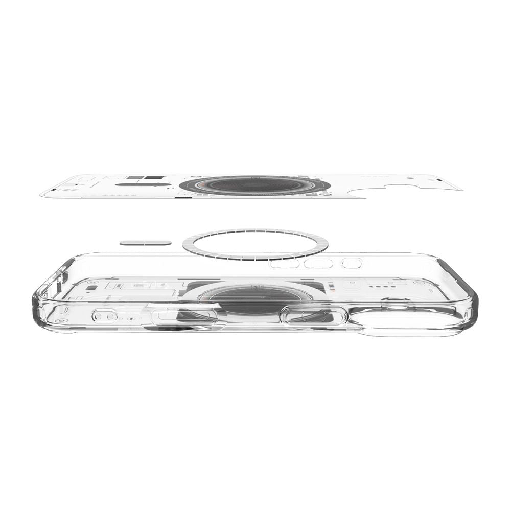 Калъф MagSafe за Apple iPhone 17, Spigen, Ultra Hybrid Neo One, Прозрачен