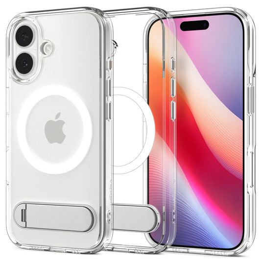 Калъф MagSafe за Apple iPhone 17, Spigen, Ultra Hybrid S, Прозрачен