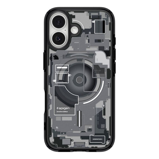 Калъф MagSafe за Apple iPhone 17, Spigen, Ultra Hybrid Zero One, Черен