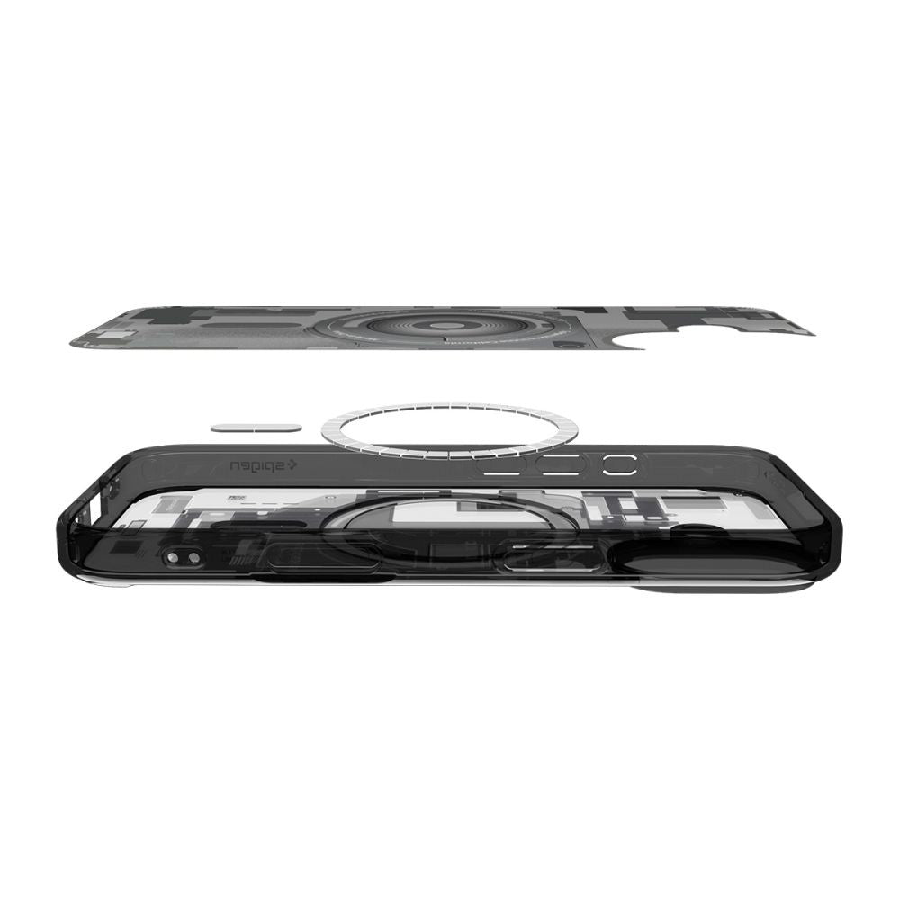 Калъф MagSafe за Apple iPhone 17, Spigen, Ultra Hybrid Zero One, Черен