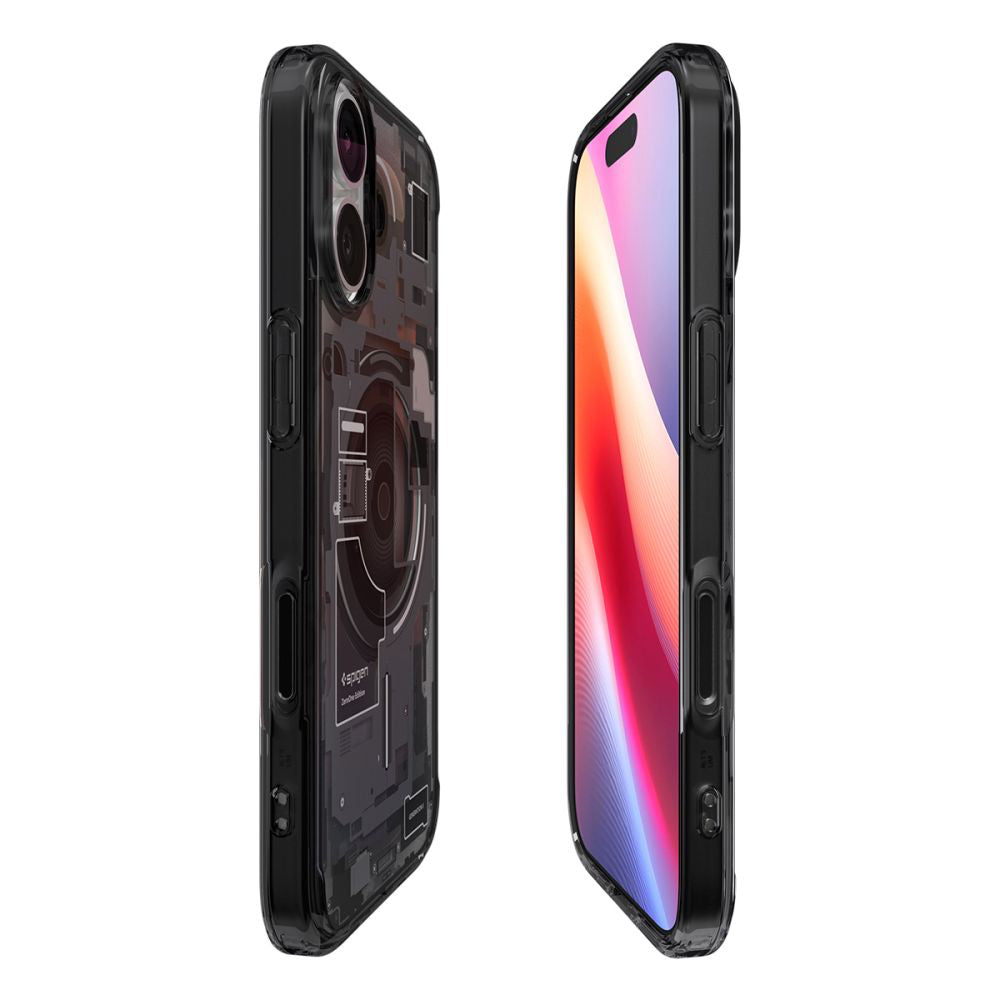 Калъф MagSafe за Apple iPhone 17, Spigen, Ultra Hybrid Zero One, Черен