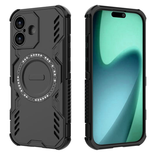 Калъф MagSafe за Apple iPhone 17, Techsuit, ArmorMag, Черен