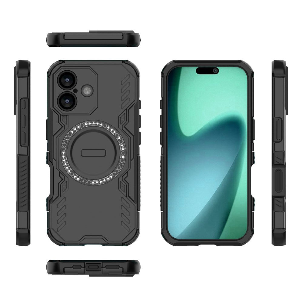 Калъф MagSafe за Apple iPhone 17, Techsuit, ArmorMag, Черен