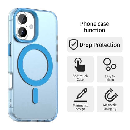 Калъф MagSafe за Apple iPhone 17, Techsuit, CandyCase, Син