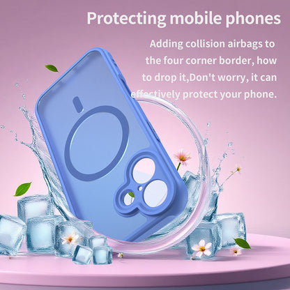 MagSafe Case for Apple iPhone 17, Techsuit, HaloFrost II, Blue