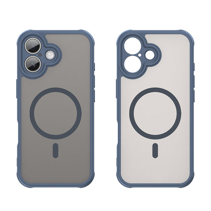 Калъф MagSafe за Apple iPhone 17, Techsuit, HaloFrost II, Тъмносин